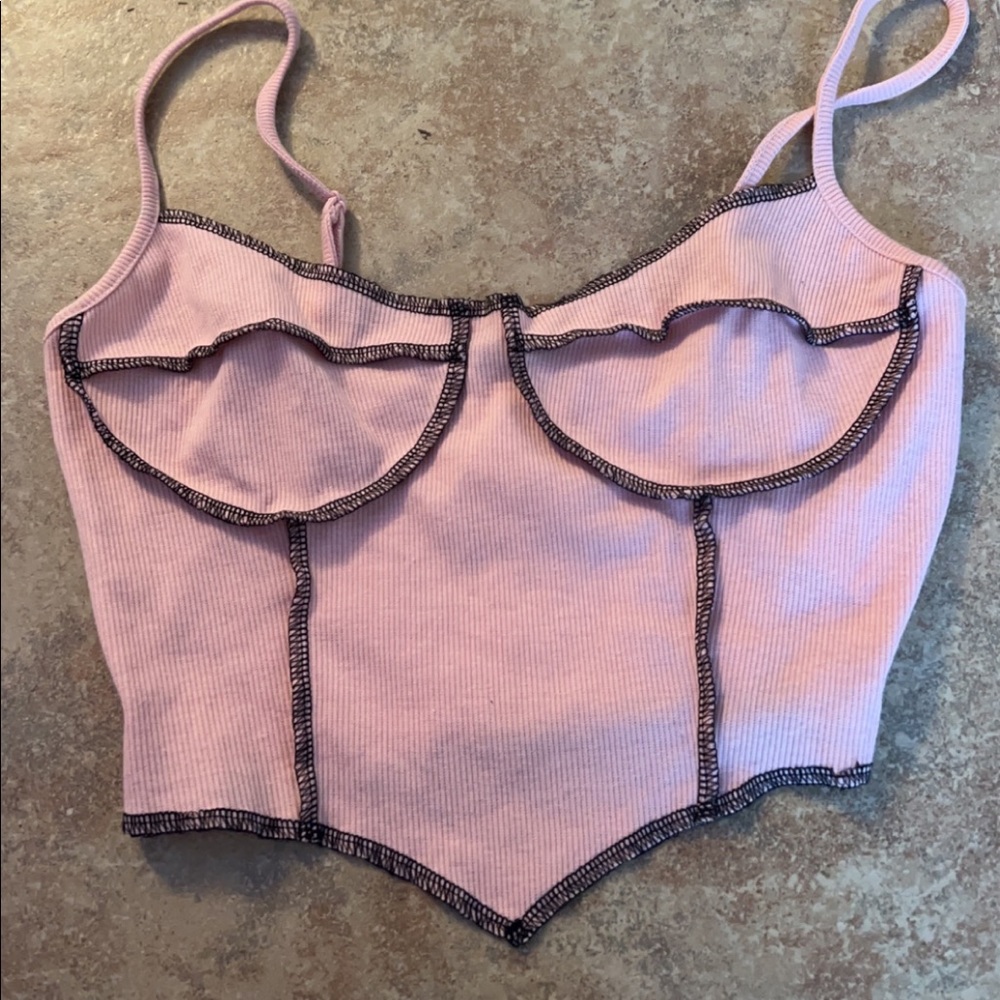 Pink tank top